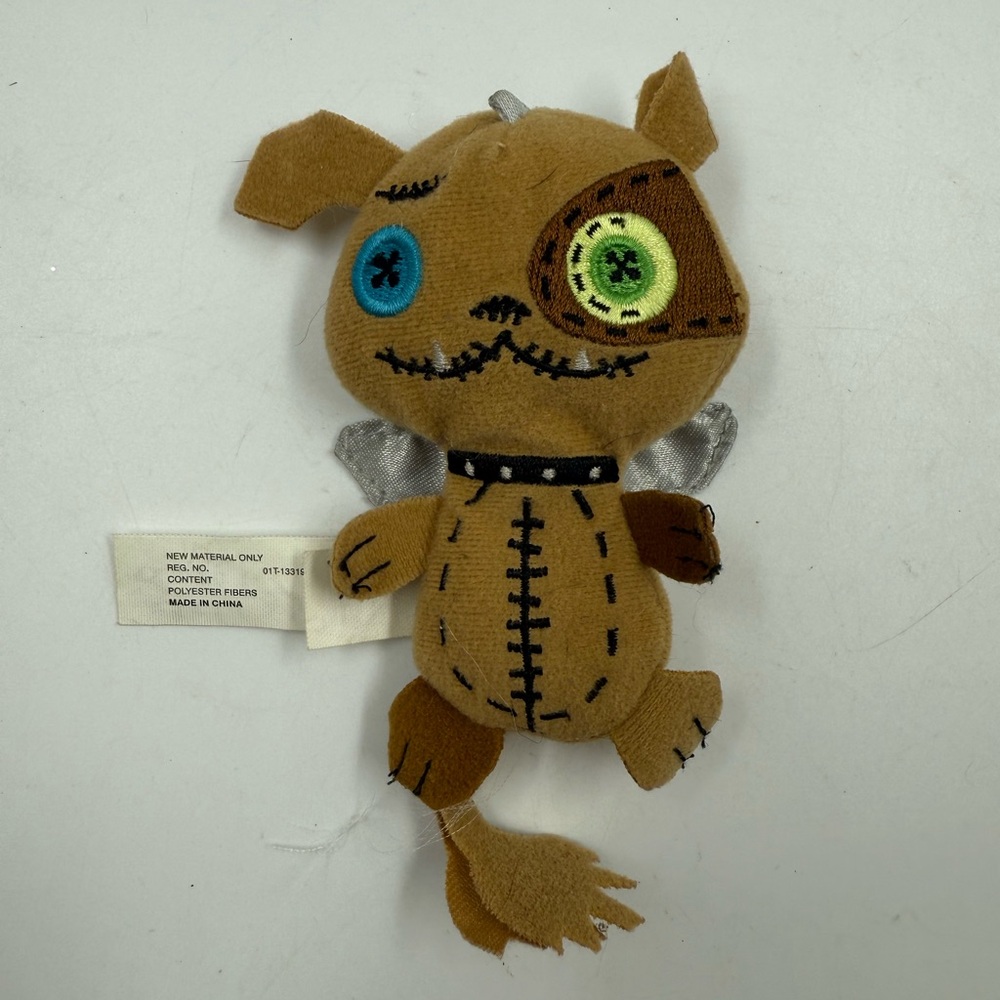 Mattel Monster High 2009 Watzit Frankie Steins Dog Pet Plush Toy 4 Inch
